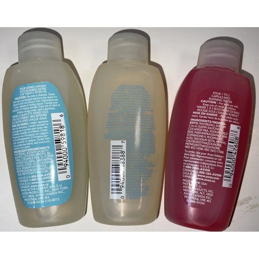 NIP Sealed Lot 3 Travel Size Avon Bubble Bath For Kids & Adults 1.7 Fl. Oz. Each